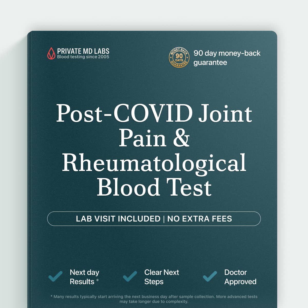 Post-COVID rheumatological panel for adults with lingering joint pain and fatigue