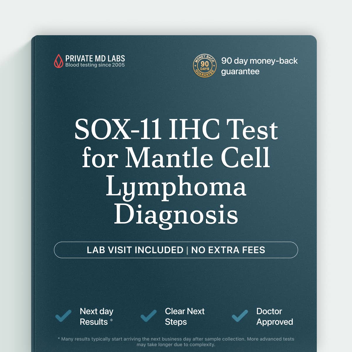 IHC biomarker test for mantle cell lymphoma diagnosis using SOX-11 tissue staining
