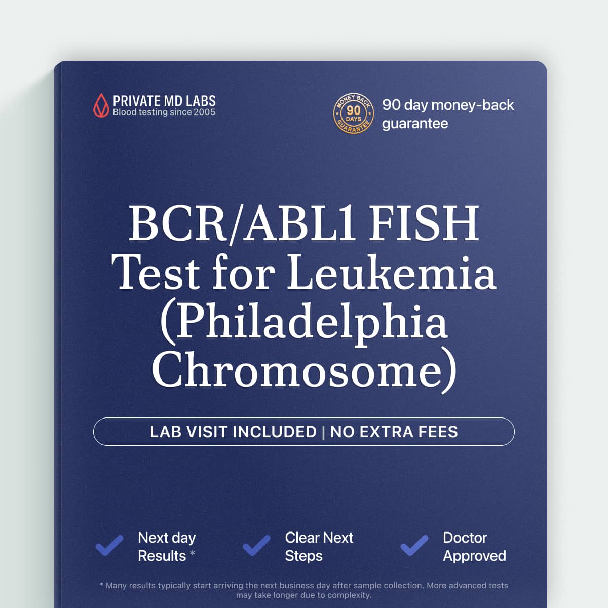 FISH test for BCR/ABL1 translocation used in leukemia diagnosis and evaluation