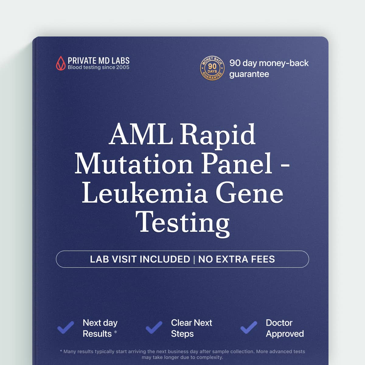 AML rapid mutation panel for patients diagnosed with acute myeloid leukemia