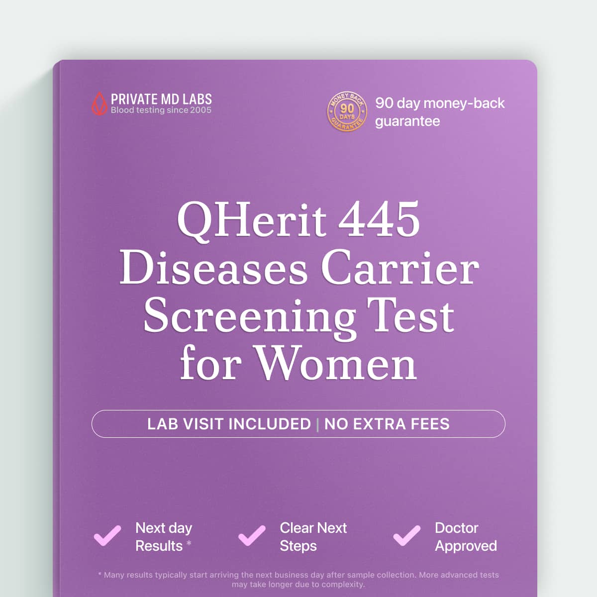 Carrier screening panel for women planning pregnancy or family building