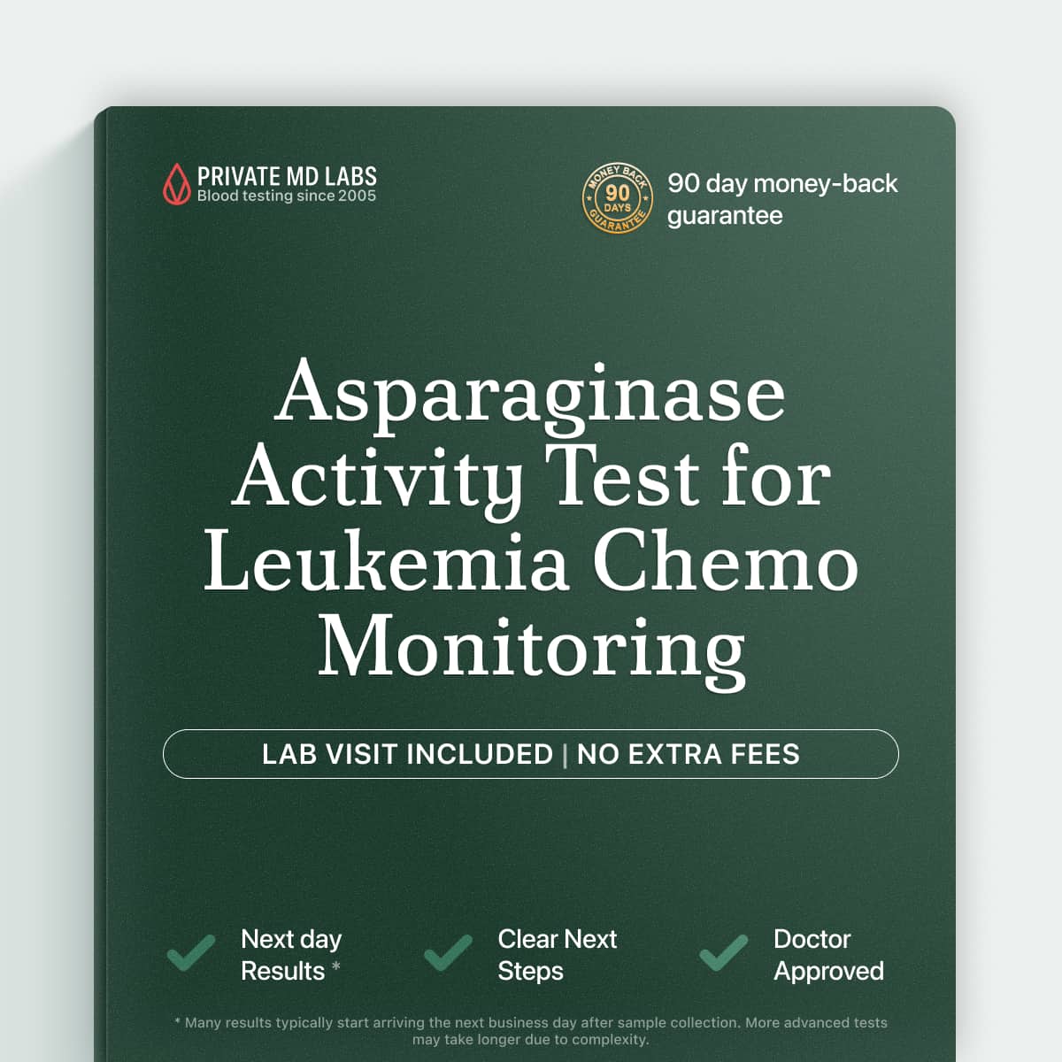 Asparaginase activity monitoring test for leukemia patients undergoing chemotherapy treatment