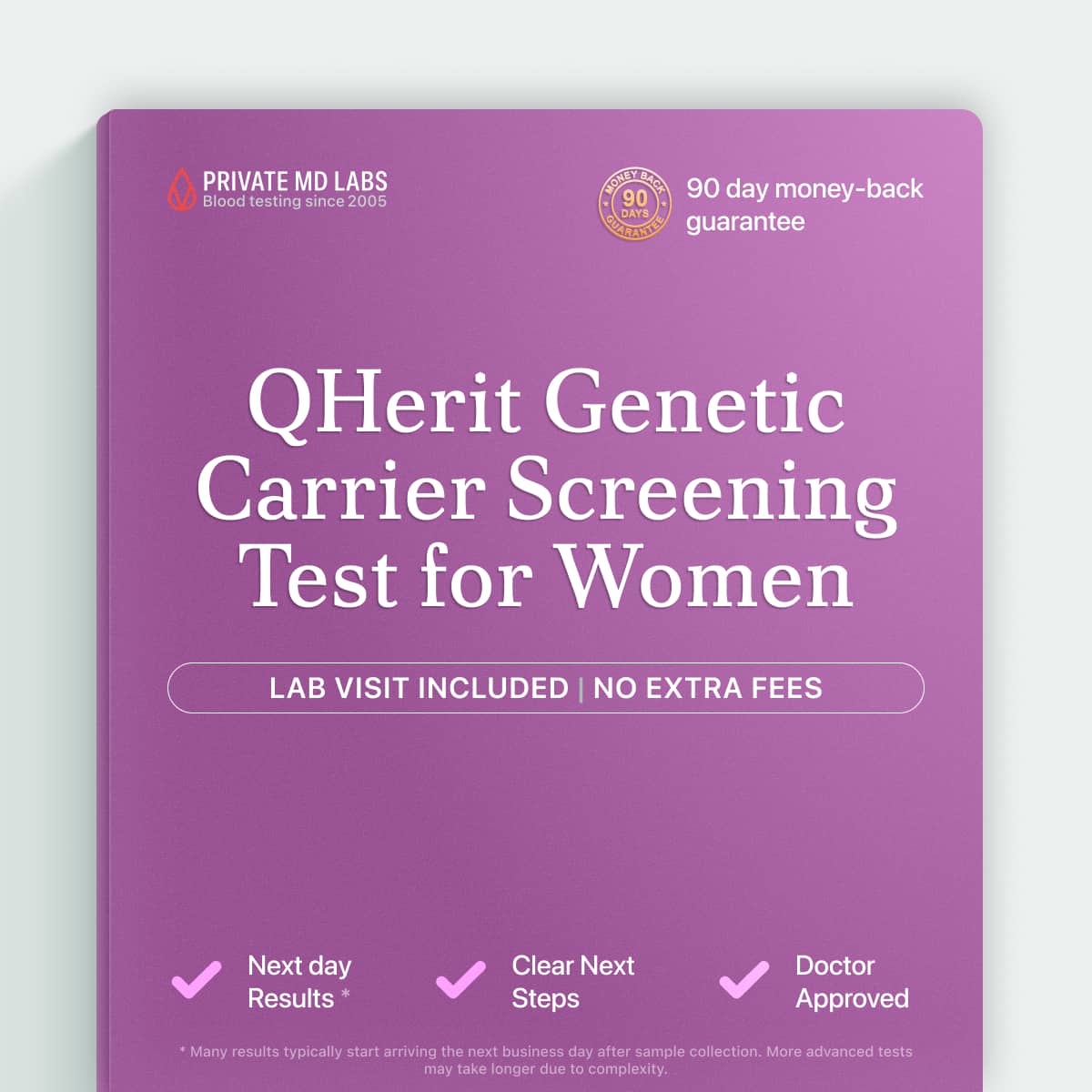 Genetic carrier screening for women planning pregnancy or starting a family