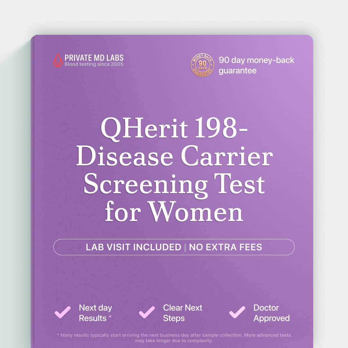 Carrier screening panel for women planning pregnancy to assess genetic disease risk