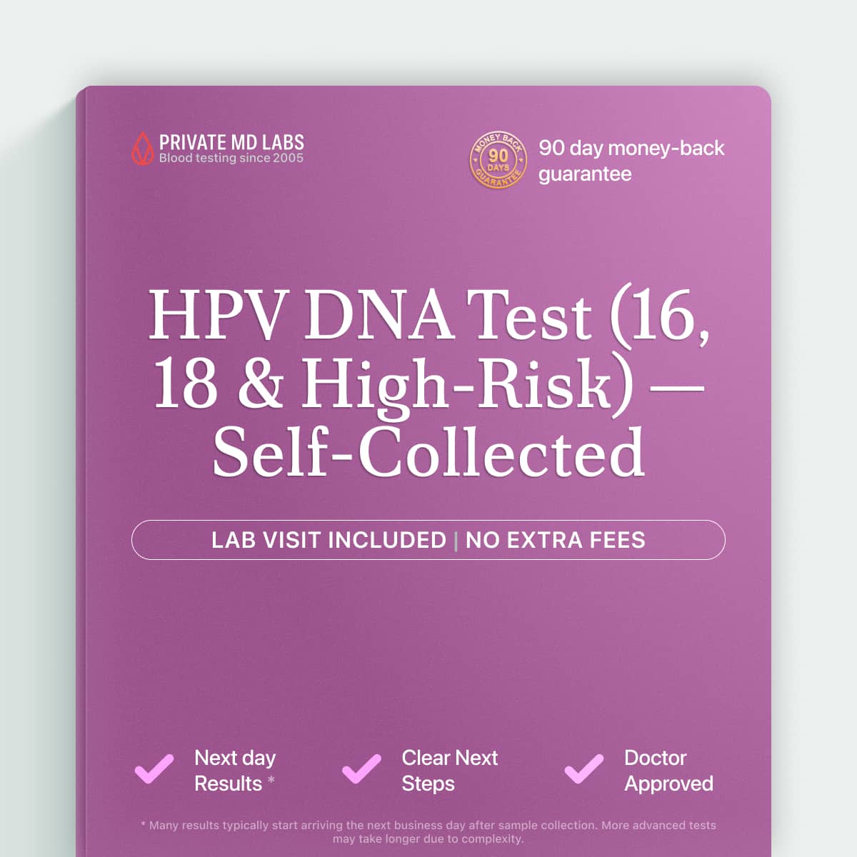 HPV DNA self-collected test for women screening for cervical cancer risk