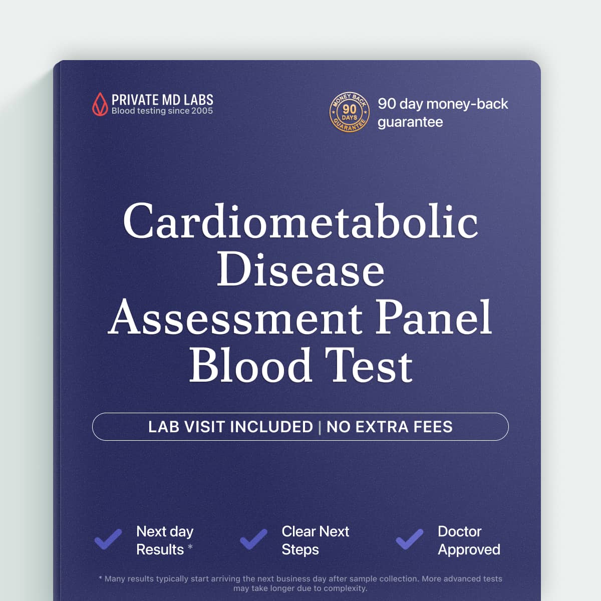 Cardiometabolic panel for adults assessing heart, thyroid, liver, and kidney risk