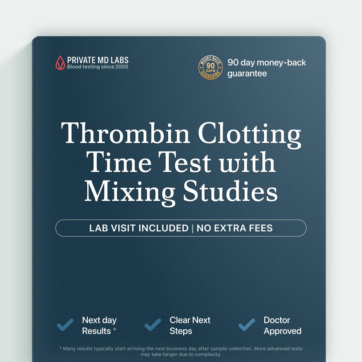 Thrombin clotting time test for evaluating blood clotting and anticoagulant effects