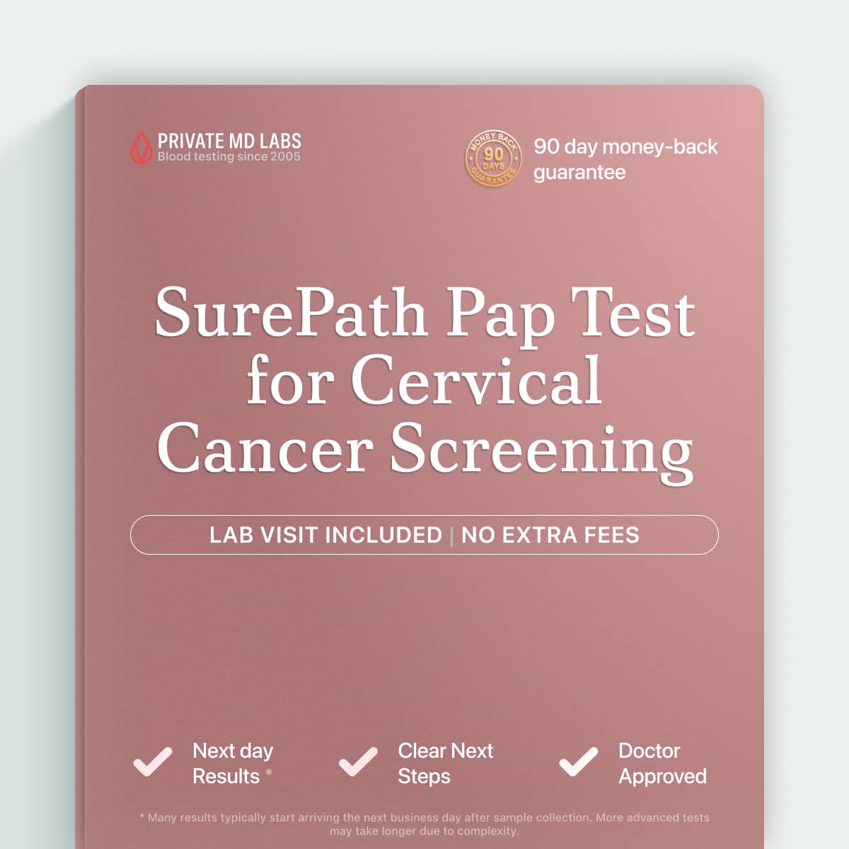 SurePath Pap test for women's cervical cancer screening and early detection