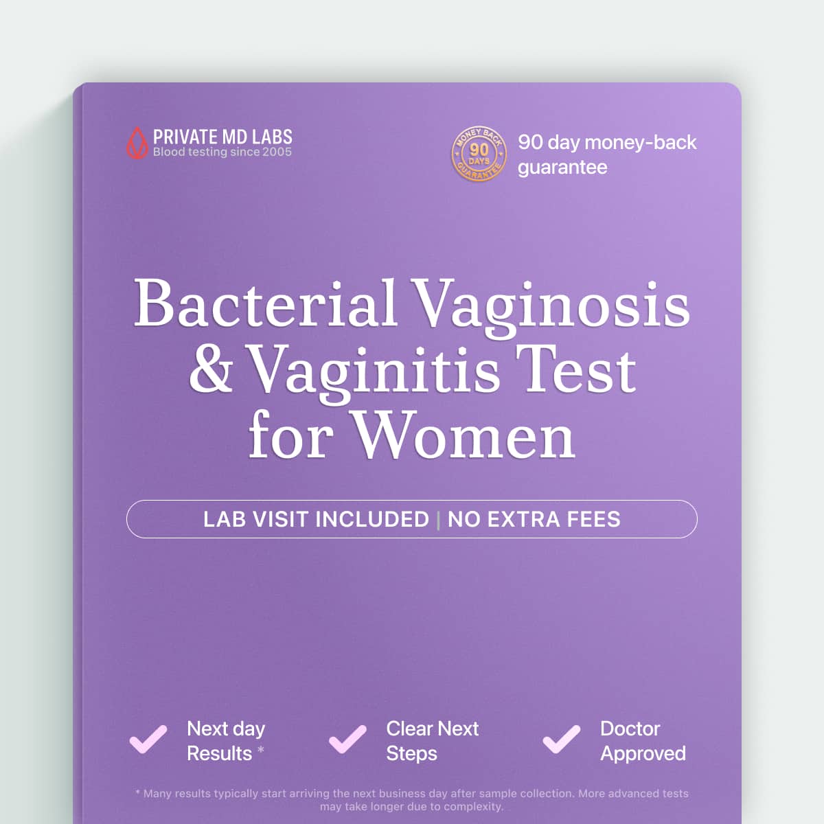 Vaginitis panel testing for women with unusual discharge, odor, or irritation