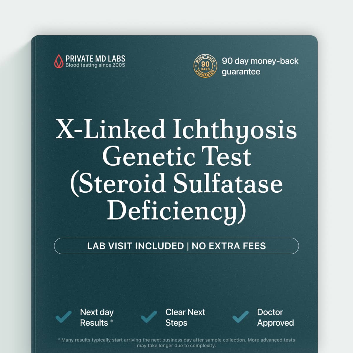 Genetic FISH test for families evaluating X-linked ichthyosis and steroid sulfatase deficiency