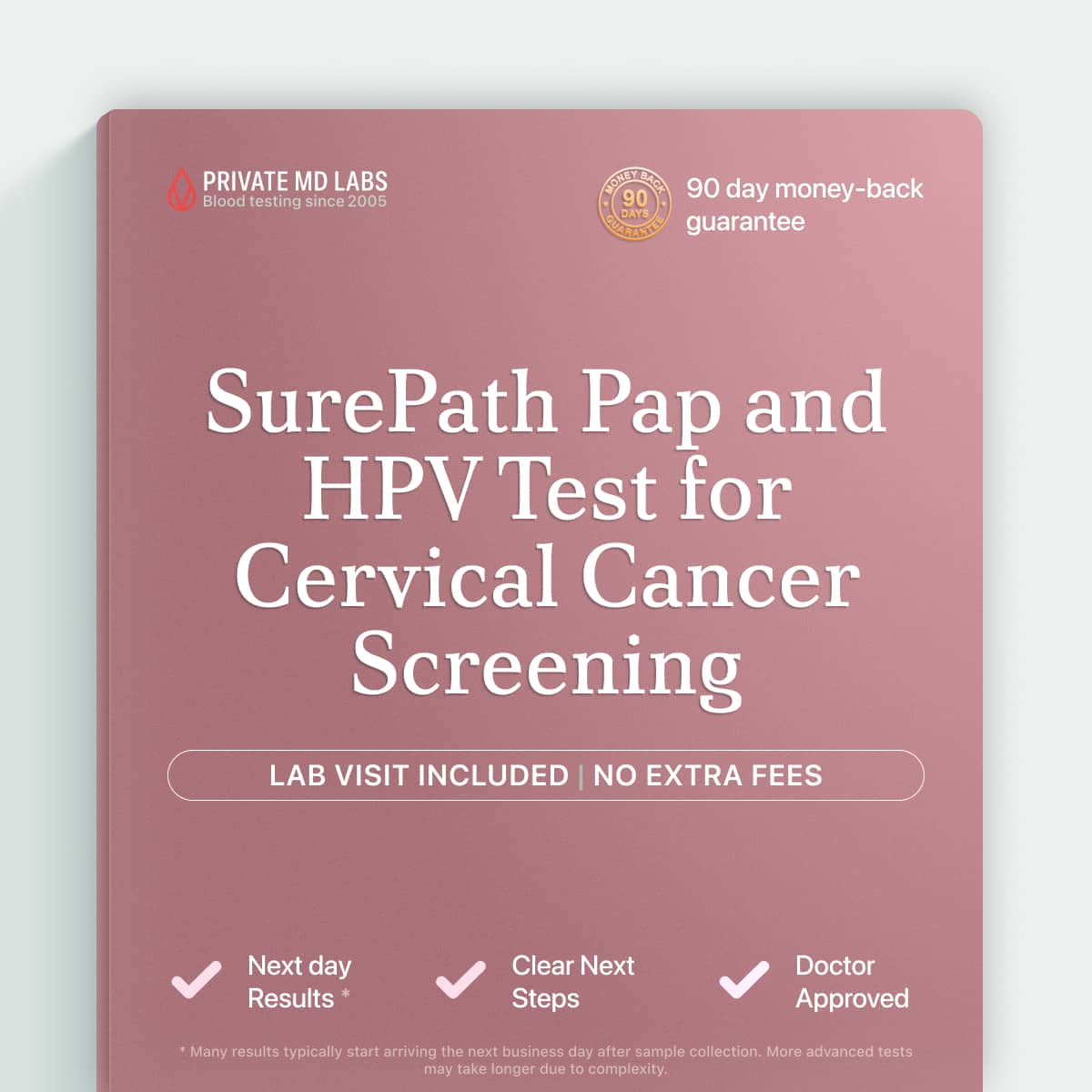 Pap and HPV test for women screening for cervical cancer risk