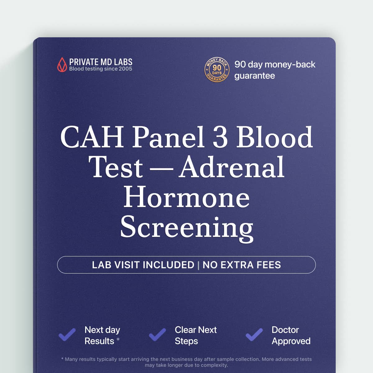 Specialized adrenal hormone panel for diagnosing congenital adrenal hyperplasia and related genetic conditions