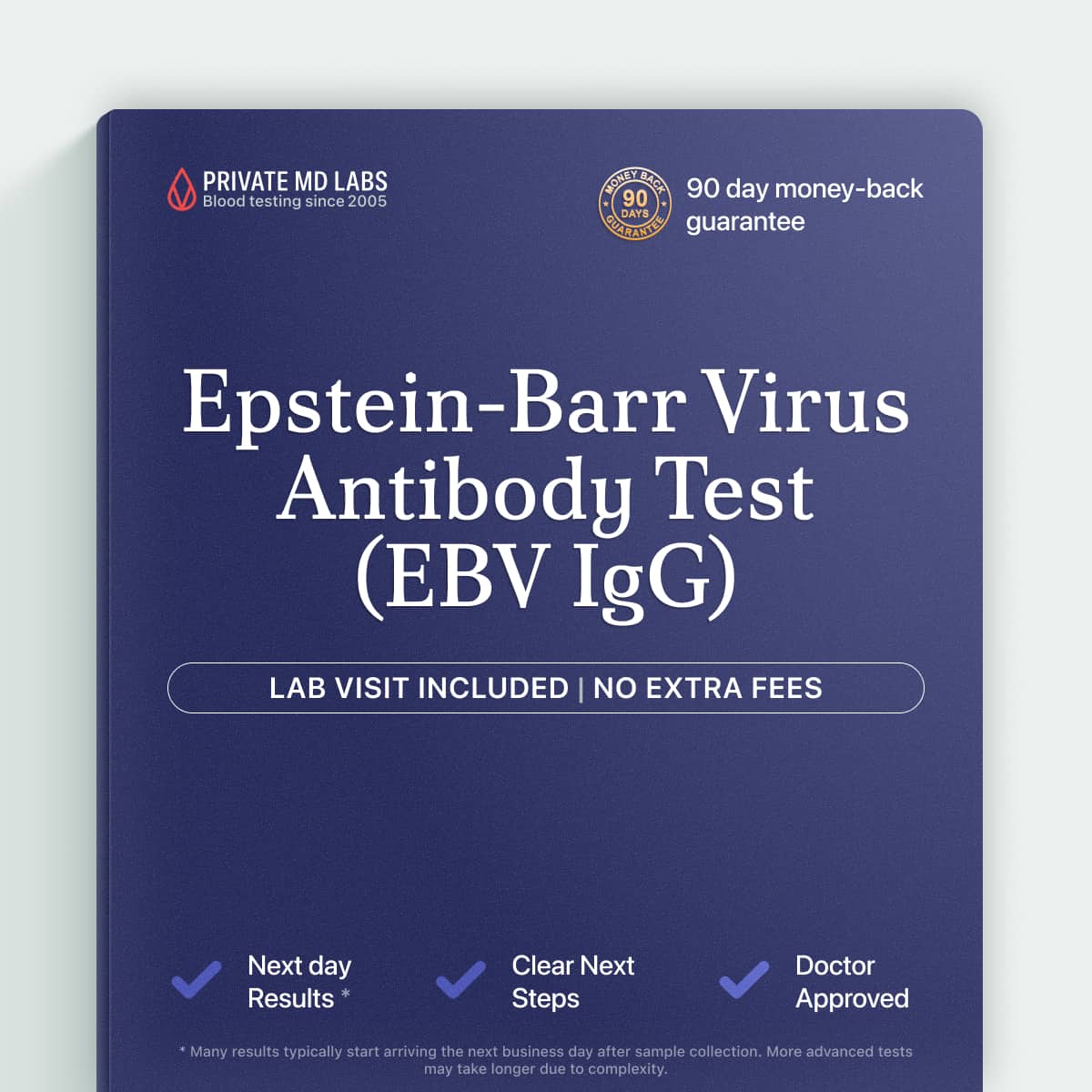 EBV antibody test for people with lingering fatigue or mono-like symptoms