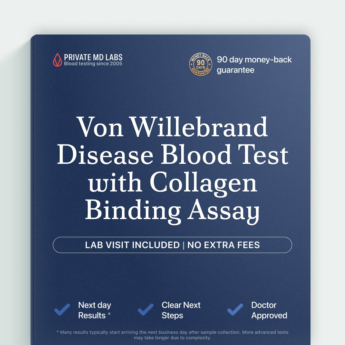 Bleeding disorder panel for patients with unexplained bruising or family bleeding history