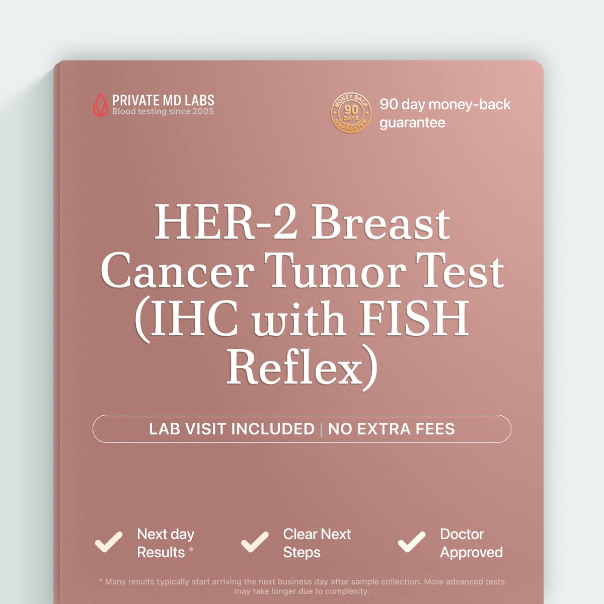 HER-2 tumor test for breast cancer patients guiding targeted therapy decisions
