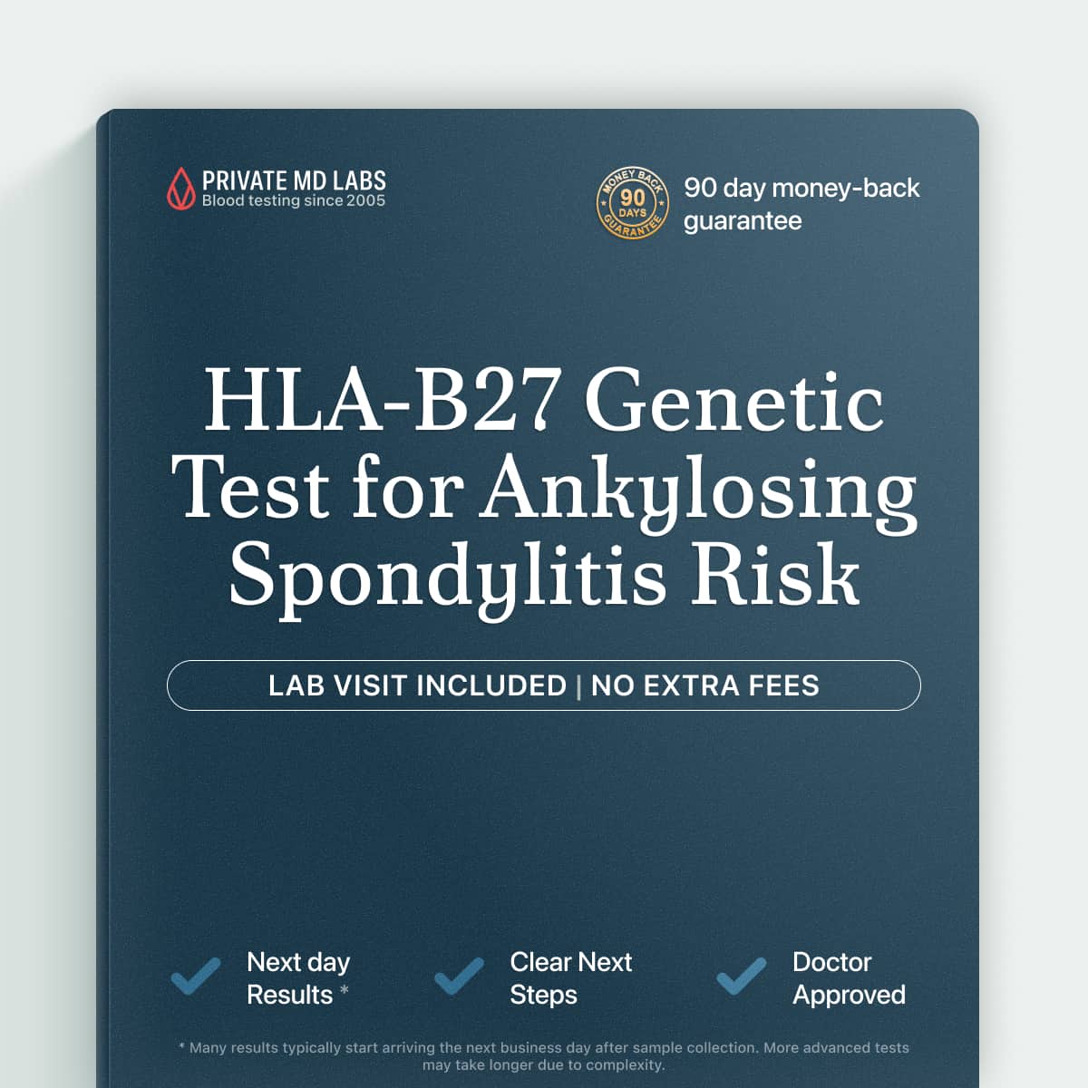 Genetic risk test for ankylosing spondylitis and autoimmune joint disease