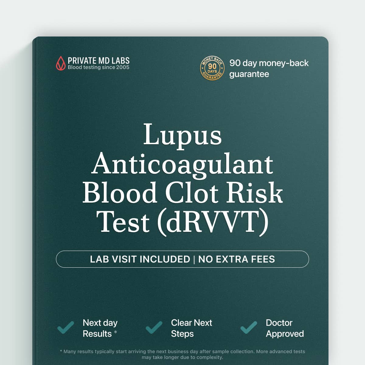 dRVVT lupus anticoagulant test for women with recurrent miscarriage or clotting risk