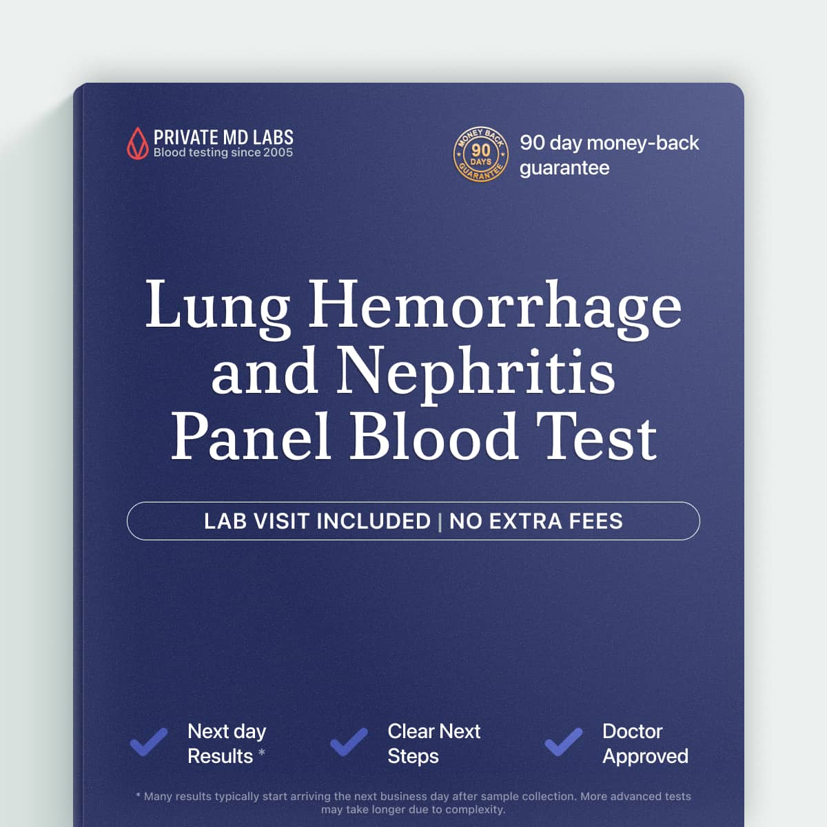 Specialized panel for diagnosing Goodpasture's Syndrome and autoimmune vascular kidney disease