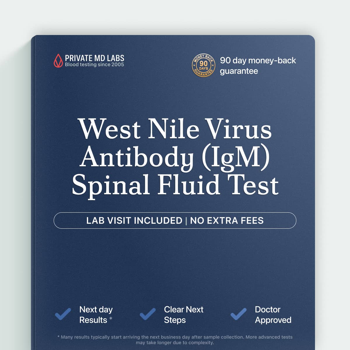 CSF antibody test for West Nile virus in patients with neurological symptoms