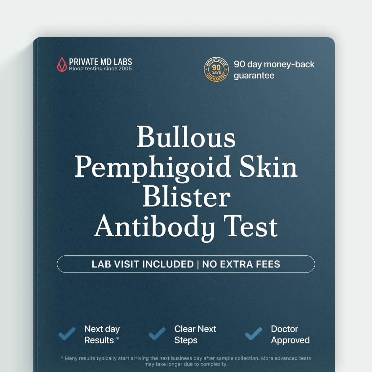 BP180 antibody blood test for diagnosing bullous pemphigoid skin blistering