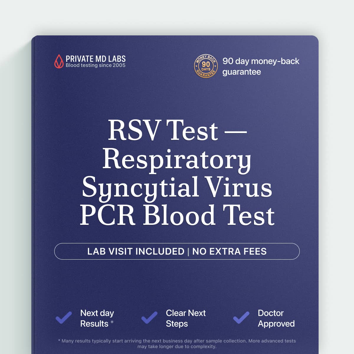 RSV PCR test for diagnosing respiratory syncytial virus infection quickly