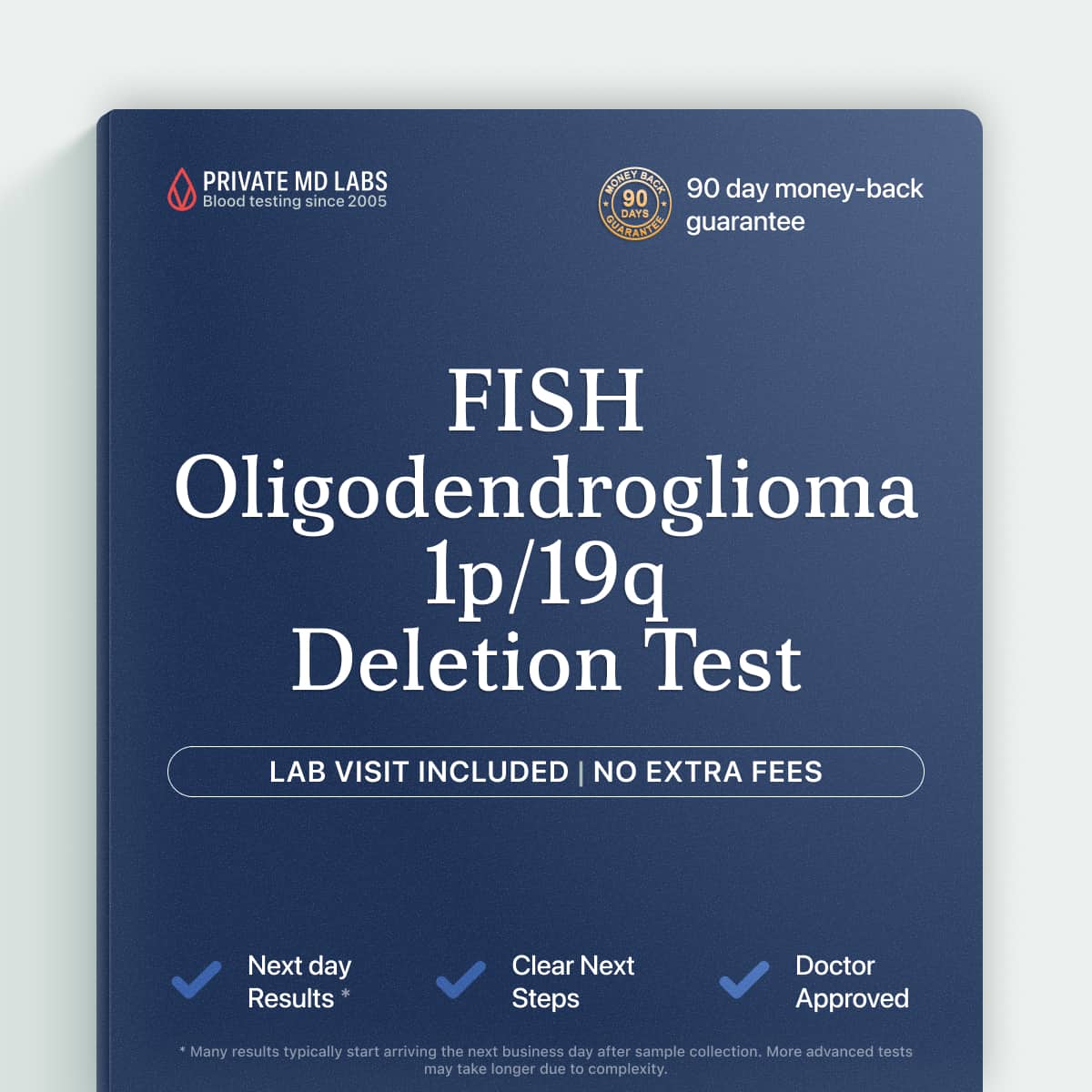 FISH 1p/19q test for oligodendroglioma patients guiding chemotherapy treatment decisions