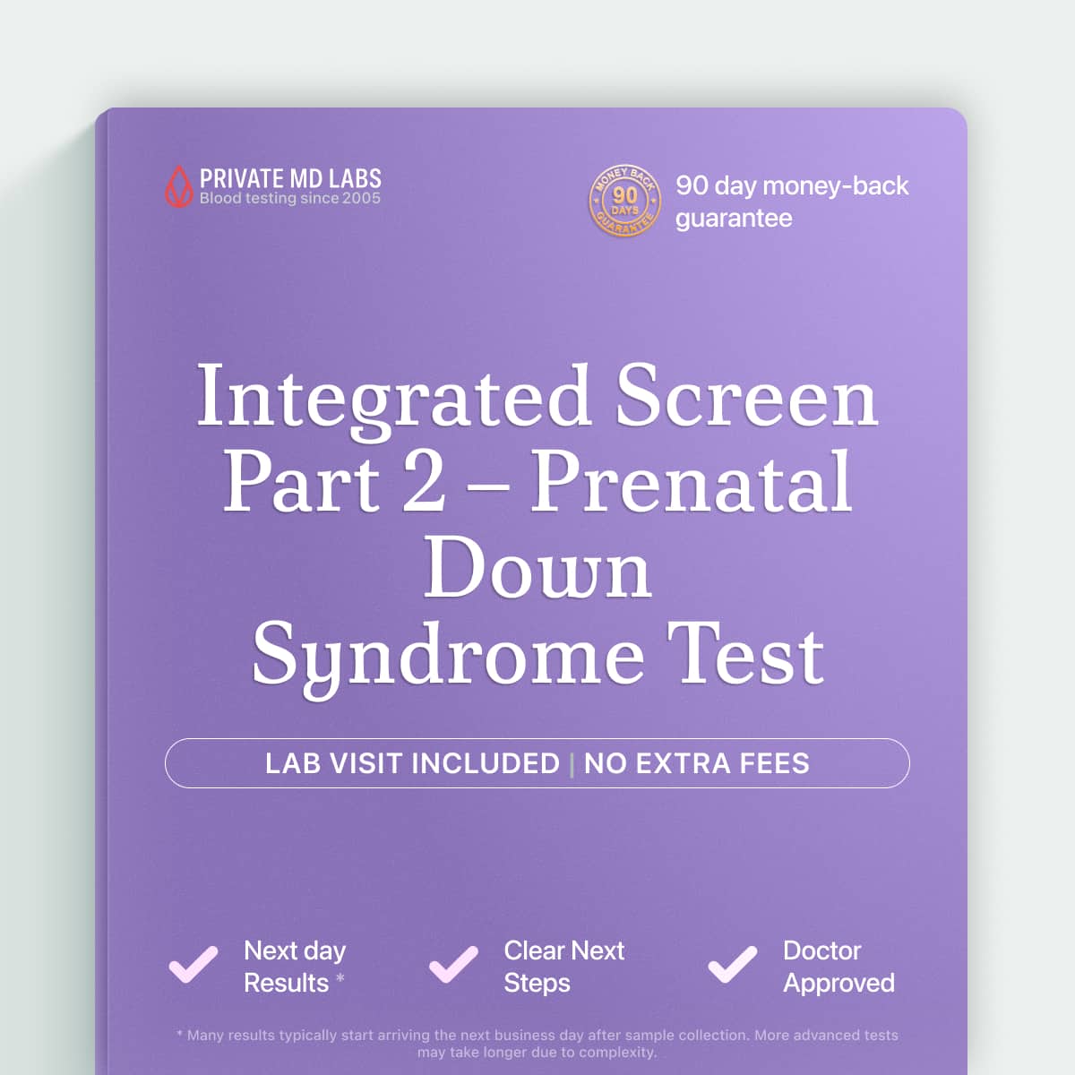 Prenatal screening test for pregnant women assessing Down syndrome and neural tube defect risk