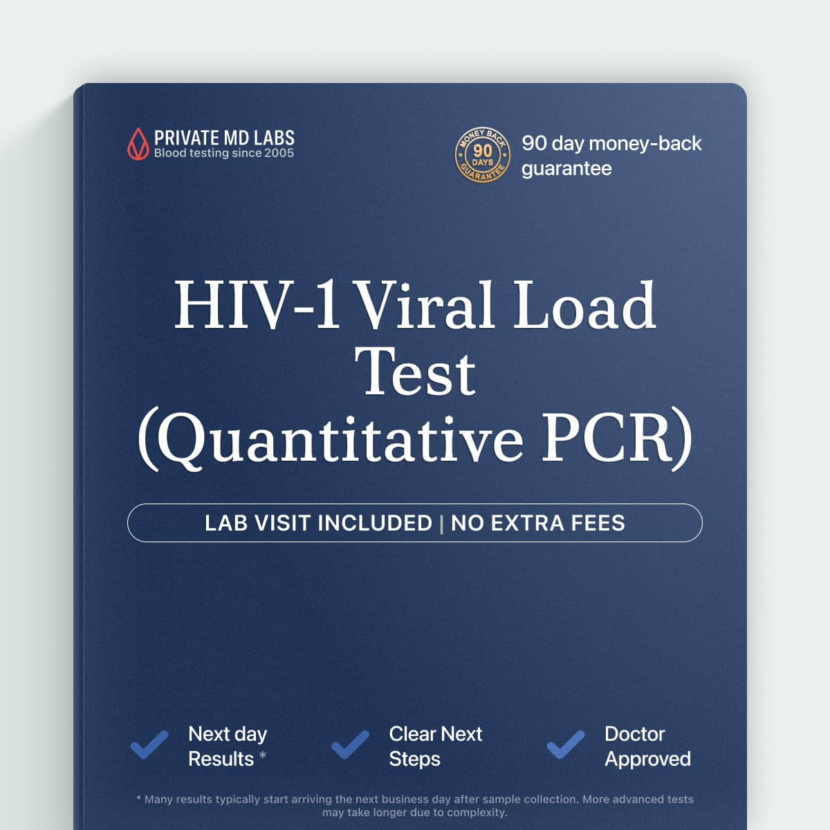 HIV-1 viral load PCR test for monitoring infection and treatment progress
