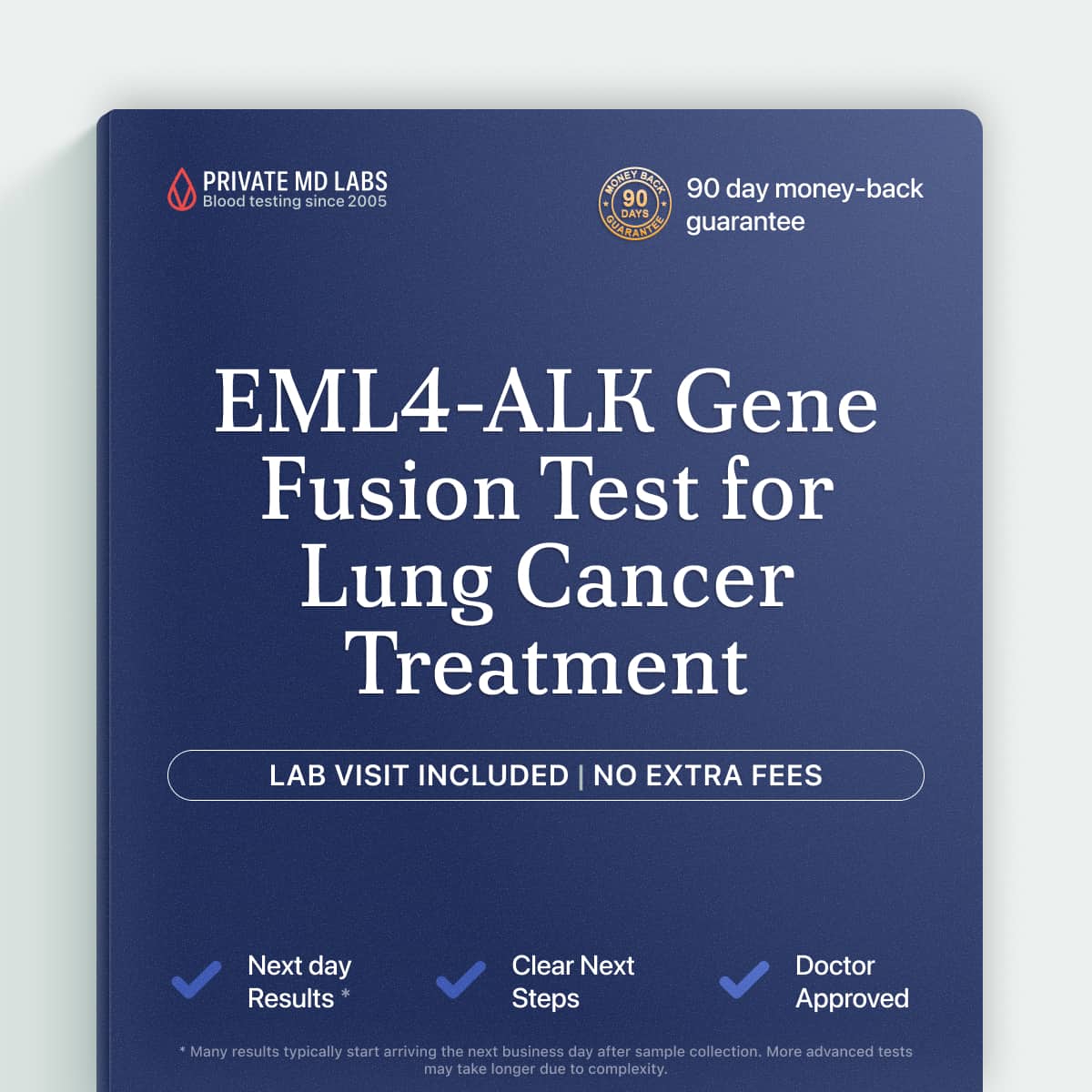 EML4-ALK gene fusion PCR test for lung cancer patients considering targeted therapy