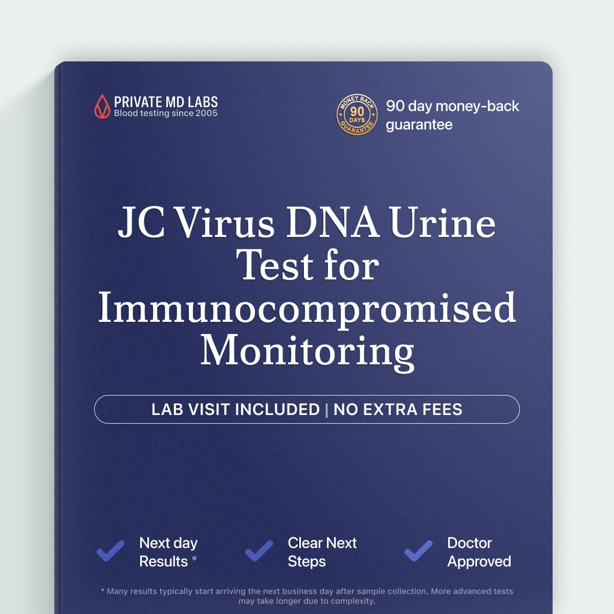 JC virus DNA test for immunocompromised patients monitoring PML risk