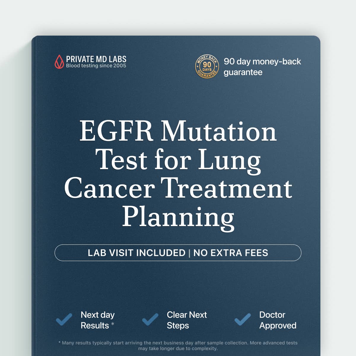 EGFR mutation test for lung cancer patients considering targeted therapy options
