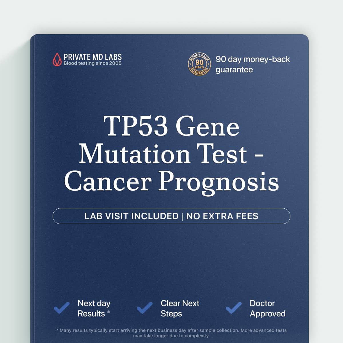 TP53 mutation test for cancer patients needing prognostic tumor genetics information