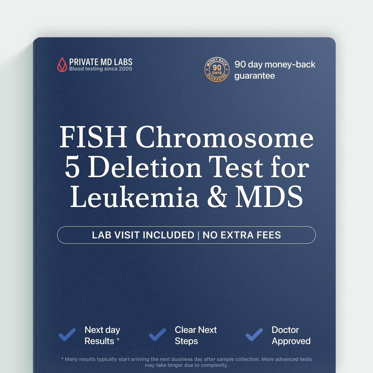 FISH chromosome 5q31 deletion test for AML and MDS diagnosis and prognosis