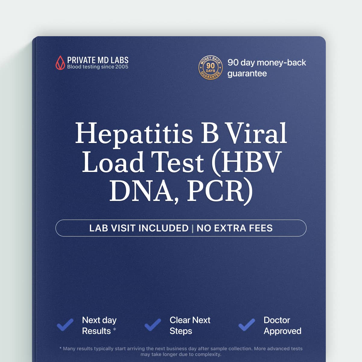 HBV DNA quantitative PCR test for monitoring chronic hepatitis B treatment response