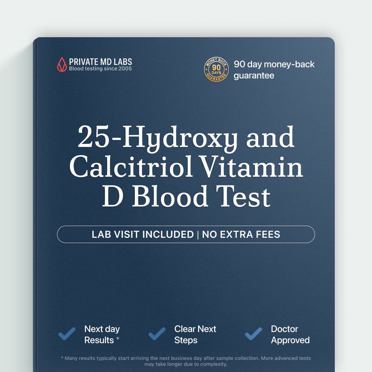 Vitamin D test for bone, kidney, and calcium health monitoring