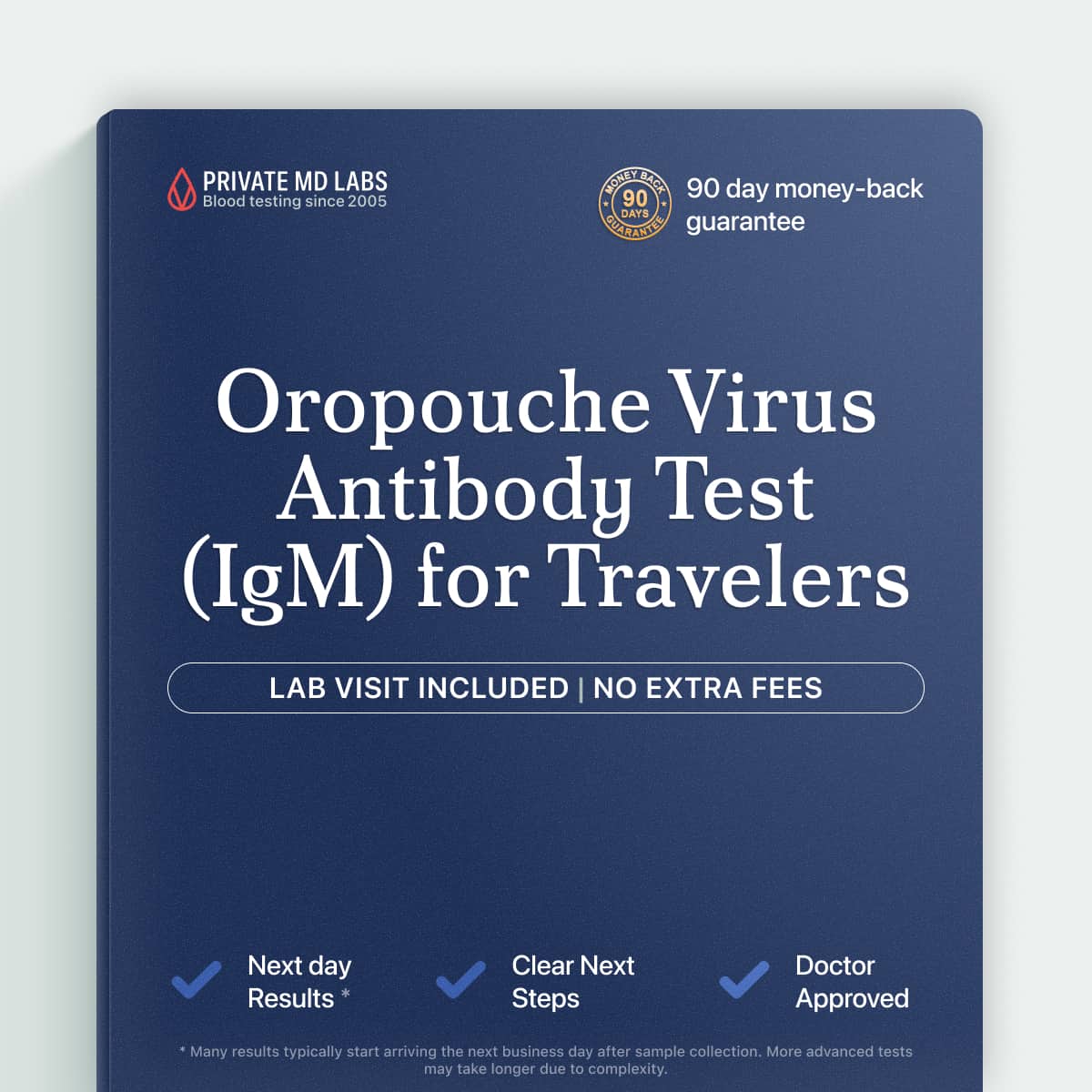 Oropouche virus IgM antibody test for travelers with fever, joint pain, and headache