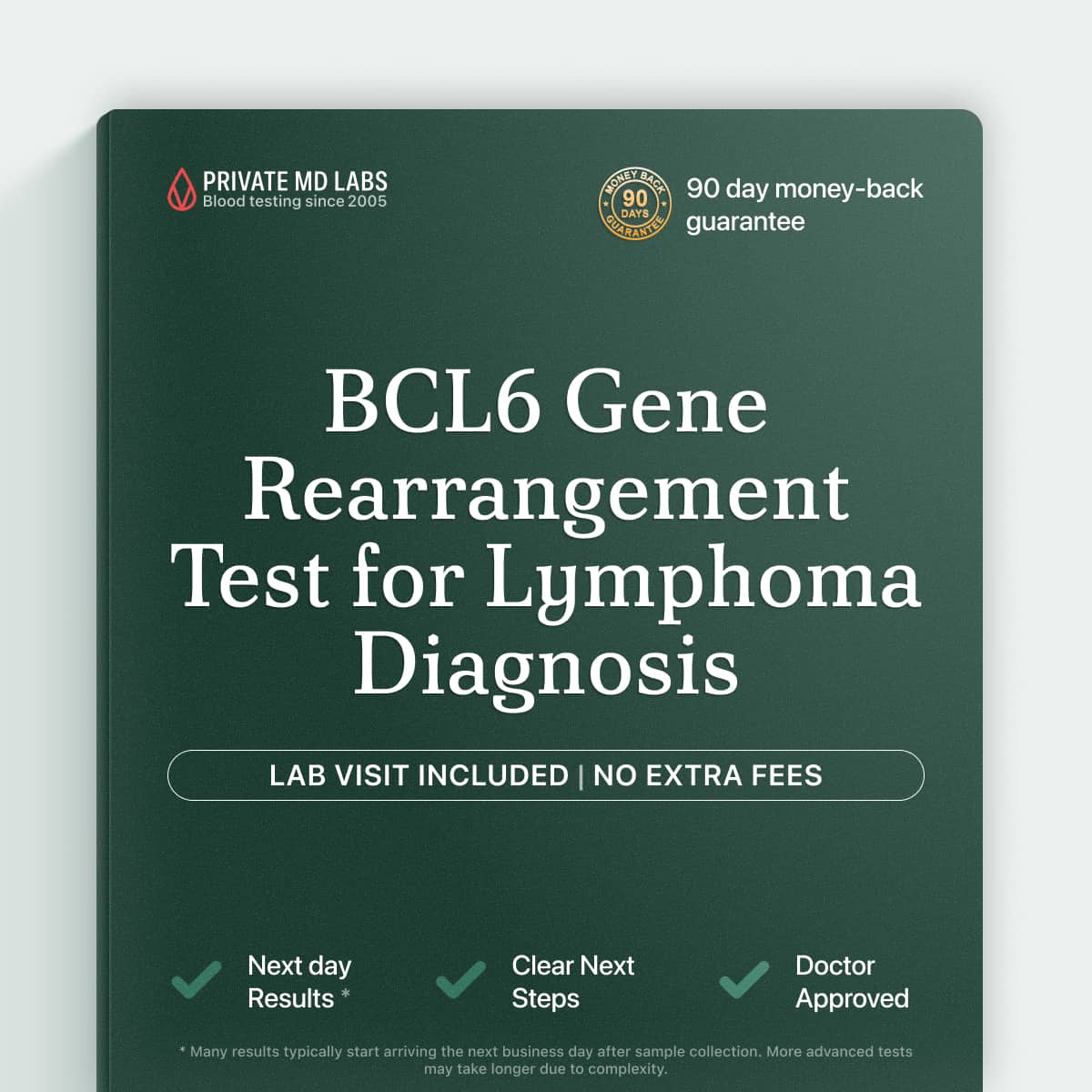 FISH test for BCL6 gene rearrangement in suspected non-Hodgkin lymphoma cases