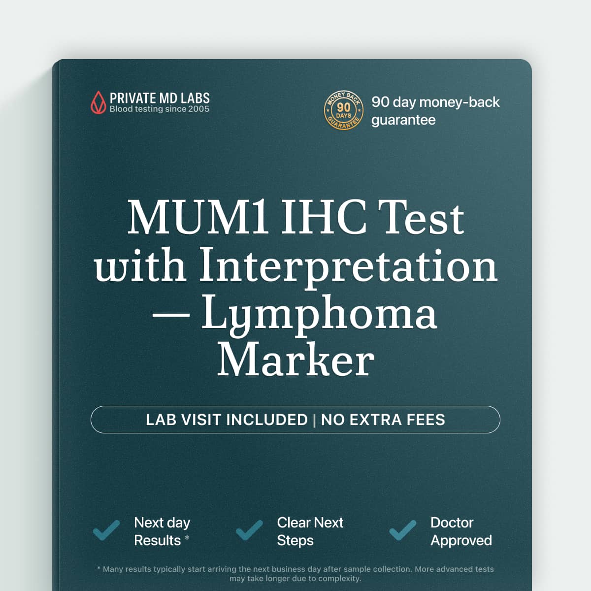 MUM1 IHC test for evaluating suspected lymphoma or plasma cell cancers