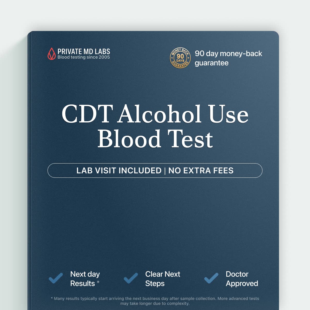 CDT blood test for adults monitoring heavy alcohol use and liver health