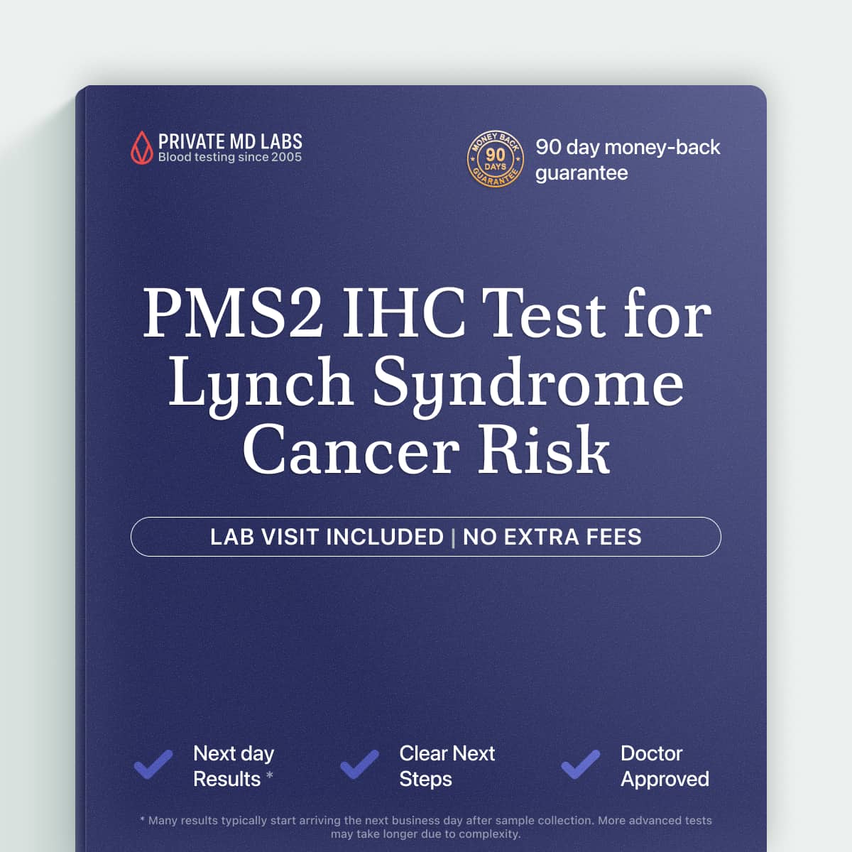 PMS2 IHC test for patients with family history of Lynch syndrome or colorectal cancer