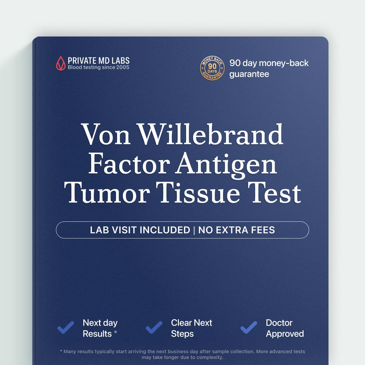 Factor VIII Related Antigen IHC test to assess vascular origin of tumor tissue