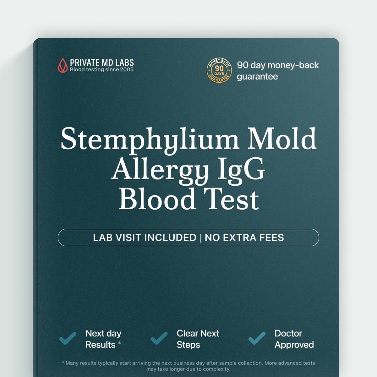 Stemphylium botryosum IgG allergy blood test for mold exposure sensitivity