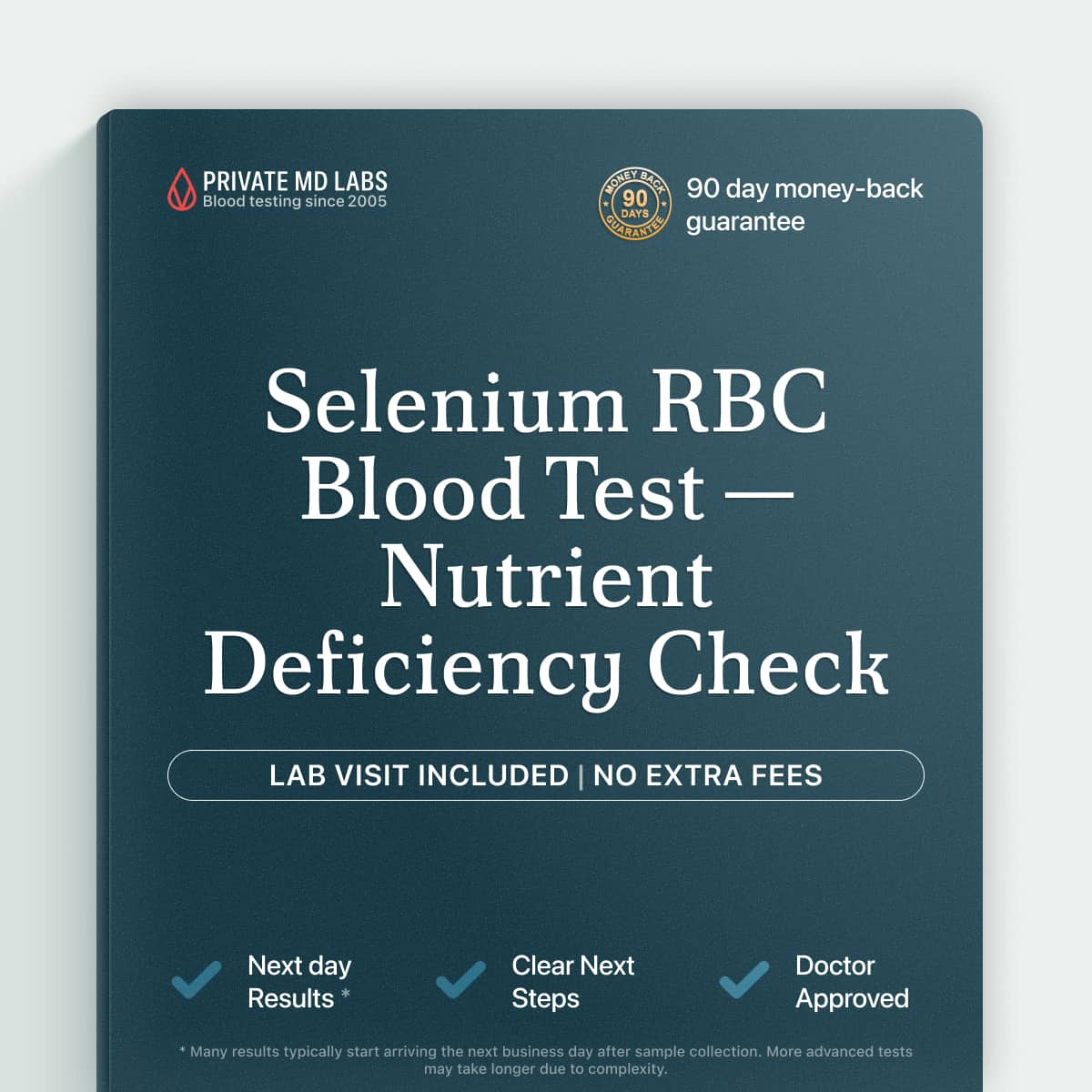 Selenium RBC test for checking nutrient levels tied to immunity and energy