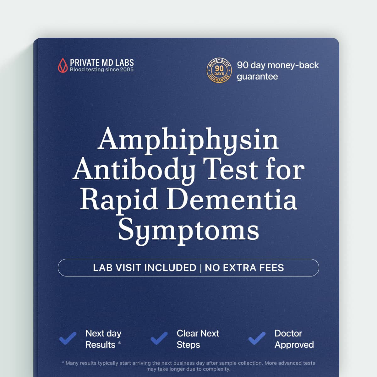Amphiphysin autoantibody test for diagnosing autoimmune rapidly progressive dementia