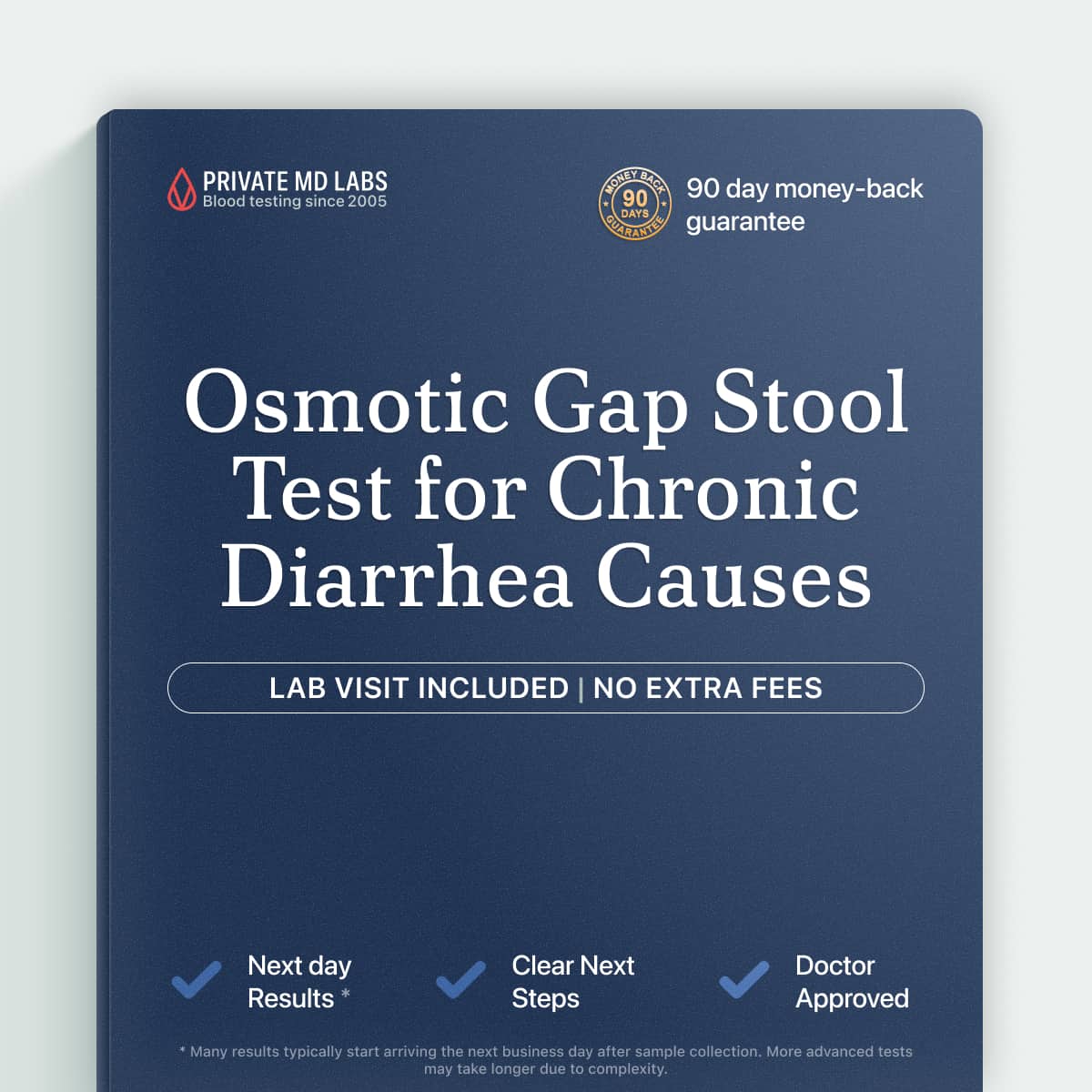 Stool osmotic gap test for adults with chronic diarrhea needing cause evaluation