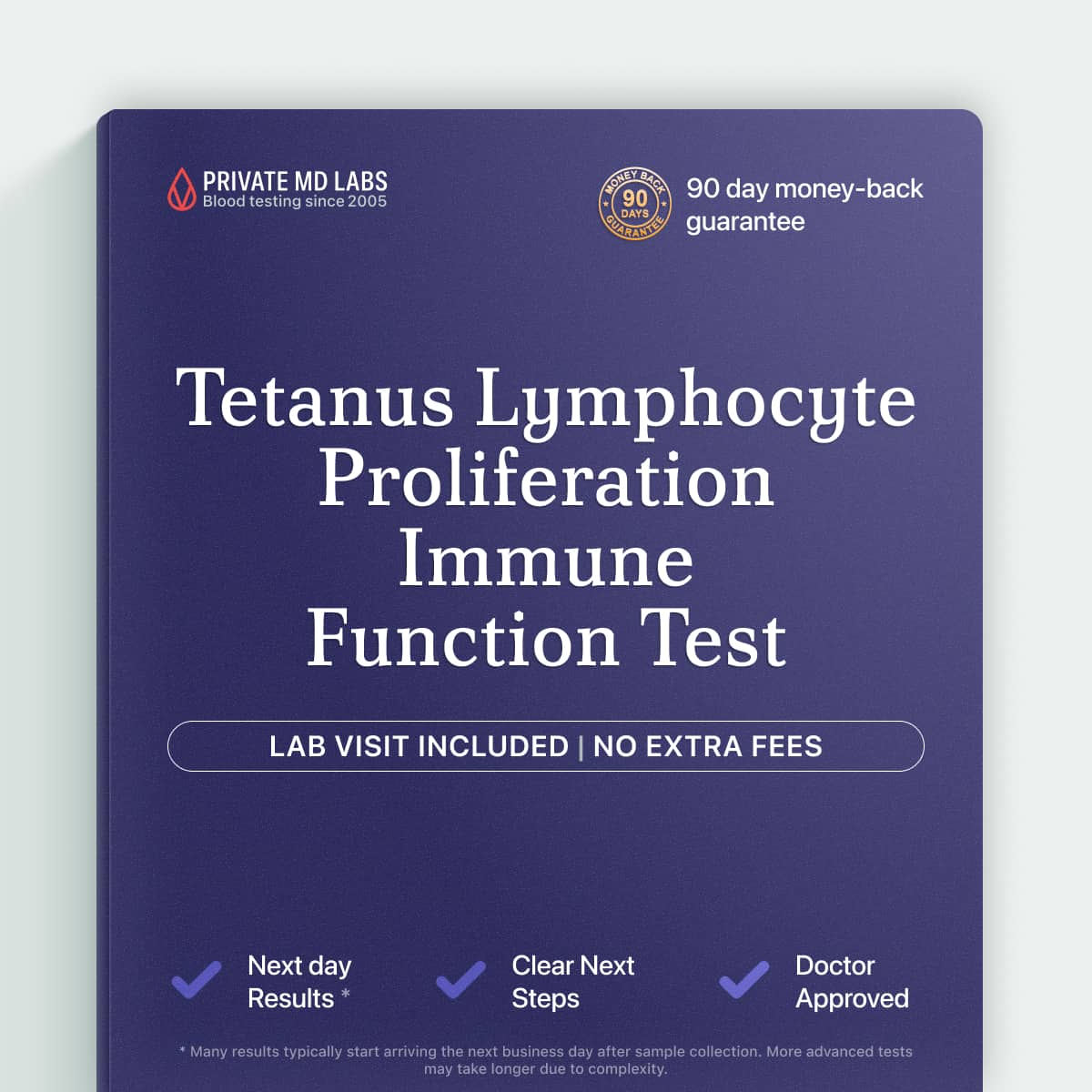 Immune function test measuring lymphocyte response for people with weakened immunity