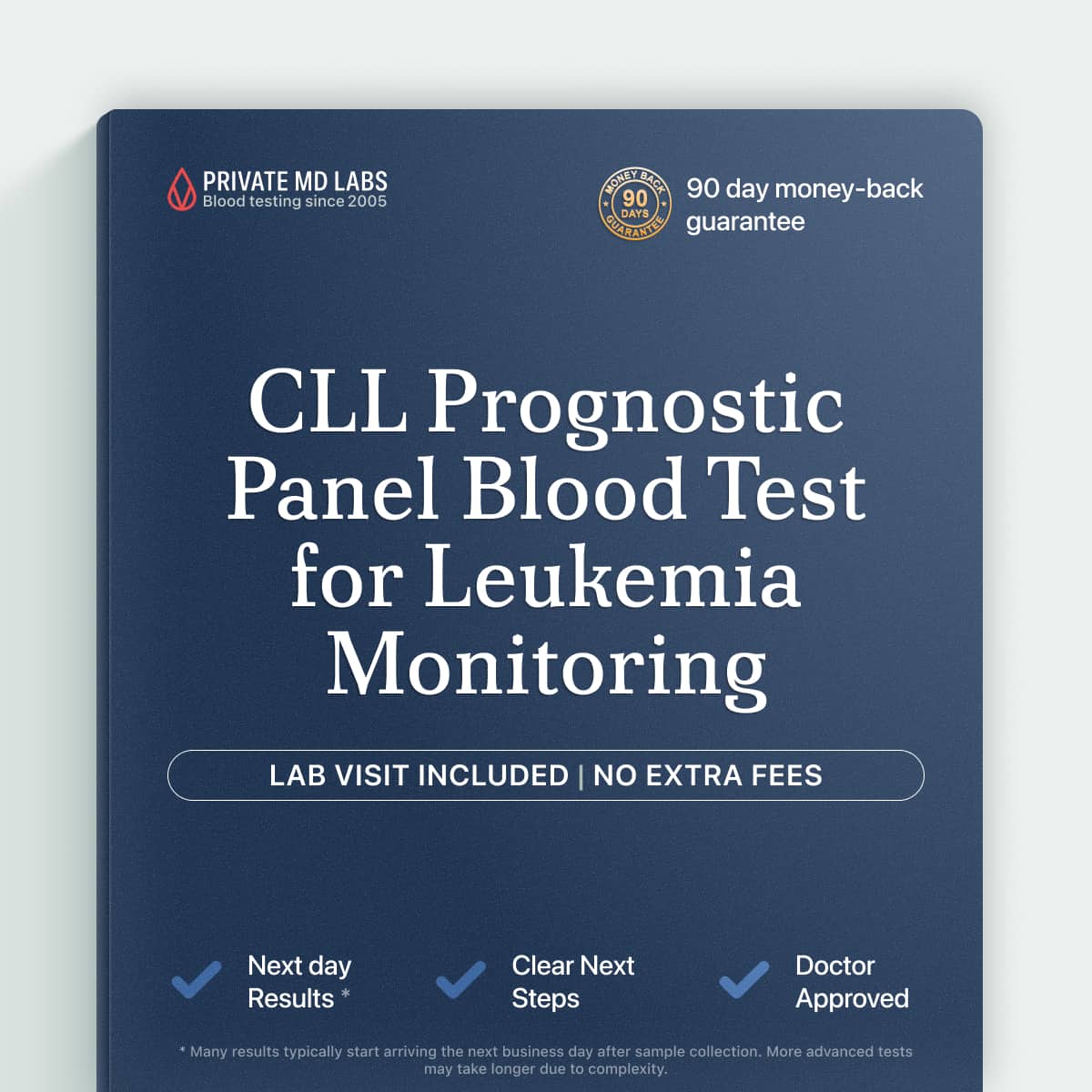 CLL prognostic panel for patients tracking leukemia progression risk and treatment planning