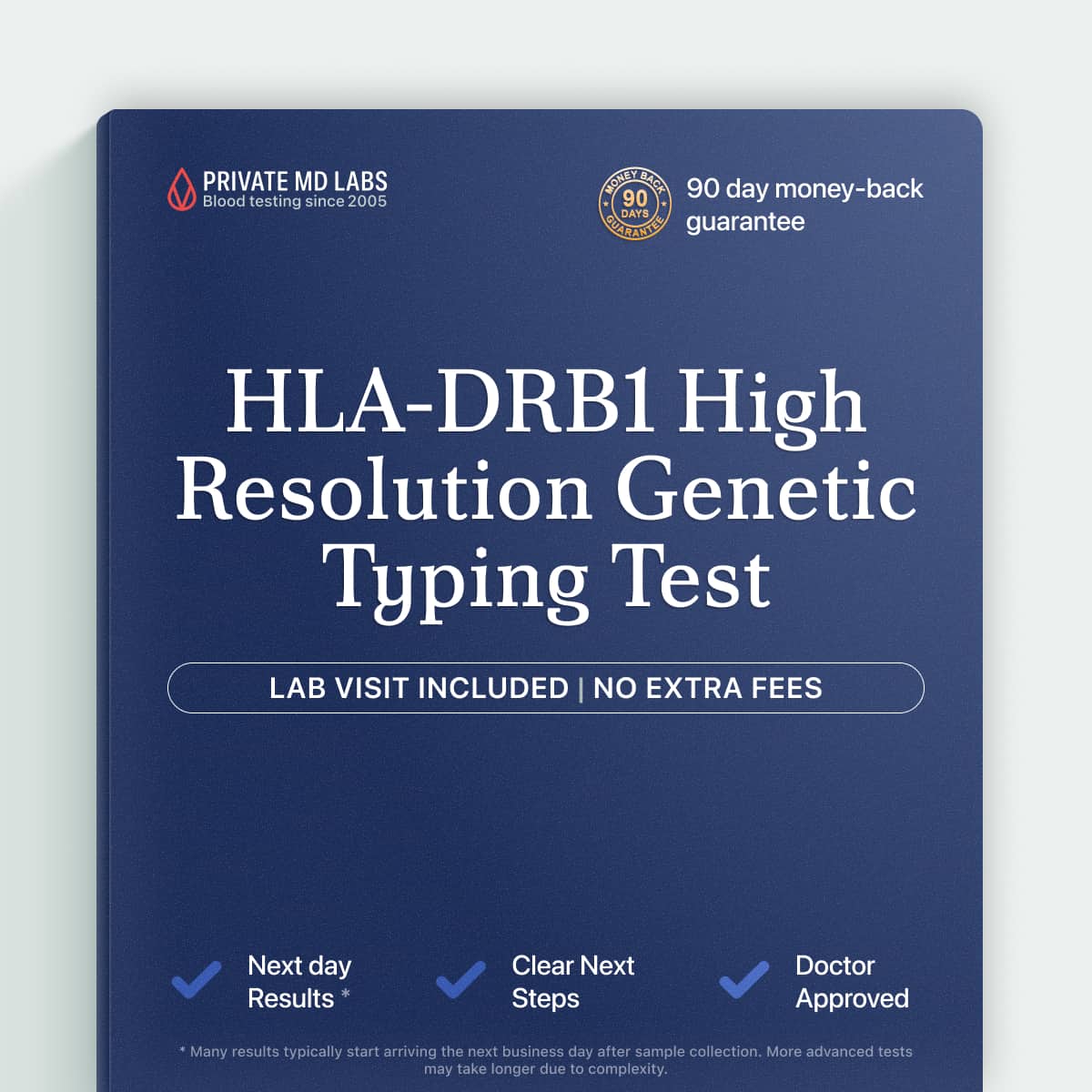 HLA DRB1 genetic typing test for autoimmune and family disease risk screening