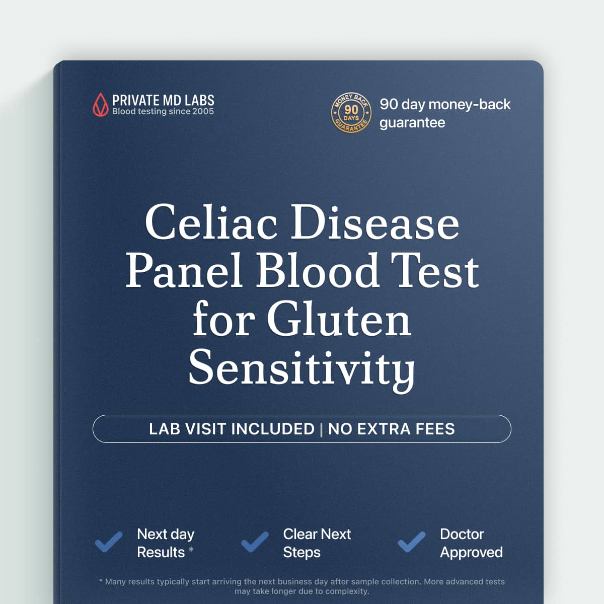 Celiac disease panel for digestive symptoms and gluten sensitivity screening