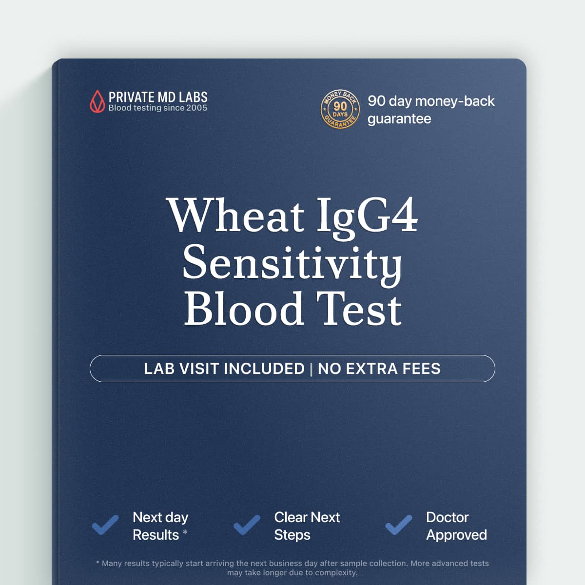Wheat IgG4 test for digestive discomfort and suspected wheat food sensitivity